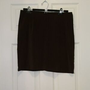 Briggs chocolate color skirt Sz 12P